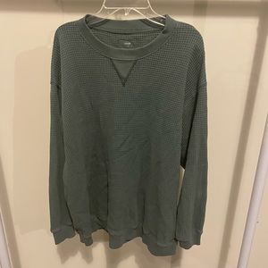 Aerie waffle knit crew neck